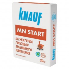 Штукатурка гипсовая машинного нанесения Кнауф МН Старт (Knauf MN Start), белая, 30кг (40шт/пал)