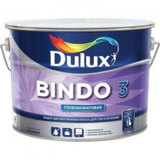 Краска BINDO 3 (Биндо 3) латексная глубокоматовая 10л