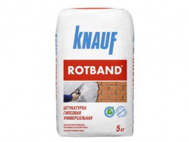 Штукатурка гипсовая универсальная Кнауф Ротбанд (Knauf Rotband), 5кг