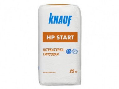 Штукатурка гипсовая Кнауф ХП-Старт (Knauf HP-Start), 25кг