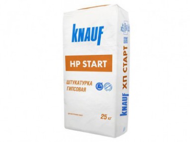 Штукатурка гипсовая Кнауф ХП-Старт (Knauf HP-Start), 25кг