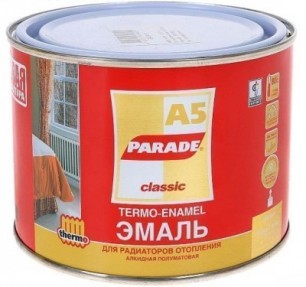 Эмаль Парад (Parade) А5 база А белая полуматовая, 0,45л