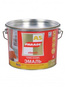 Эмаль Парад (Parade) А5 база А белая полуматовая, 2,5л