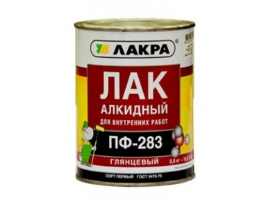 Лак ПФ-283 алкидный 0,8кг Лакра