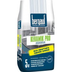 Усиленный клей для плитки и керамогранита Бергауф Керамик Про (Bergauf Keramik Pro), 5кг