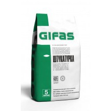 Штукатурка гипсовая Гифас Премиум (Gifas Premium) от 3мм, без шпаклевания, 5кг МЕШОК