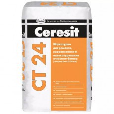 Штукатурка для ячеистого бетона Церезит СТ24 (Ceresit CT24), 25кг