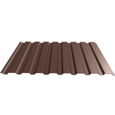 Профлист полиэстр шоколад МП20 3000*1150*0,5 RAL 8017