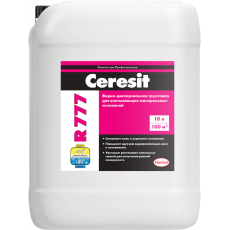 Грунтовка водно-дисперсионная Церезит (Ceresit) R777 для впитывающих минеральных оснований внутри помещений, 10л