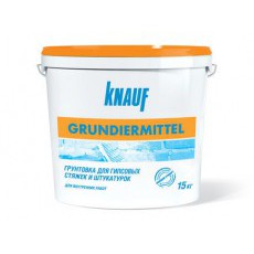 Грунтовка Кнауф Грундирмиттель (Knauf Grundiermittel) для снижения впитывающей способности оснований (концентрат), 15кг