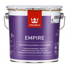 Краска для мебели Empire База А 2,7л полуматовая, для внутр.работ Тиккурила