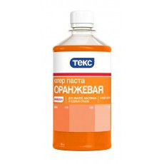 Колер паста УНИВЕРСАЛ №02 оранжевая 0,5л ТЕКС (12шт/уп)