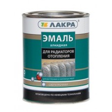 Эмаль акрил. д/радиаторов отопления 0,9кг бел.глянц. Лакра (6шт/упак)