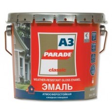 Эмаль Парад (Parade) А3 база А белая глянцевая, 2,5л