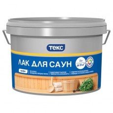 Лак для саун ПРОФИ п/мат 2,0л ТЕКС (1шт/уп) Лак для саун ПРОФИ п/мат 2,0л ТЕКС (1шт/уп)